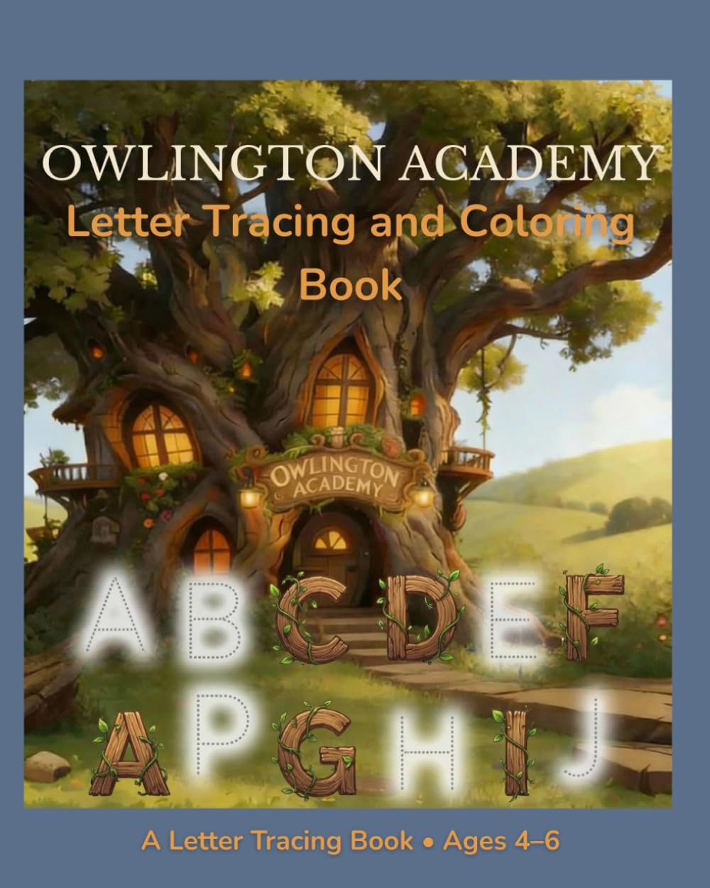 Letter Tracing Workbook for Preschool and Kindergarten: Uppercase and Lowercase Alphabet Practice with Coloring and Writing Lines (Owlington Academy)