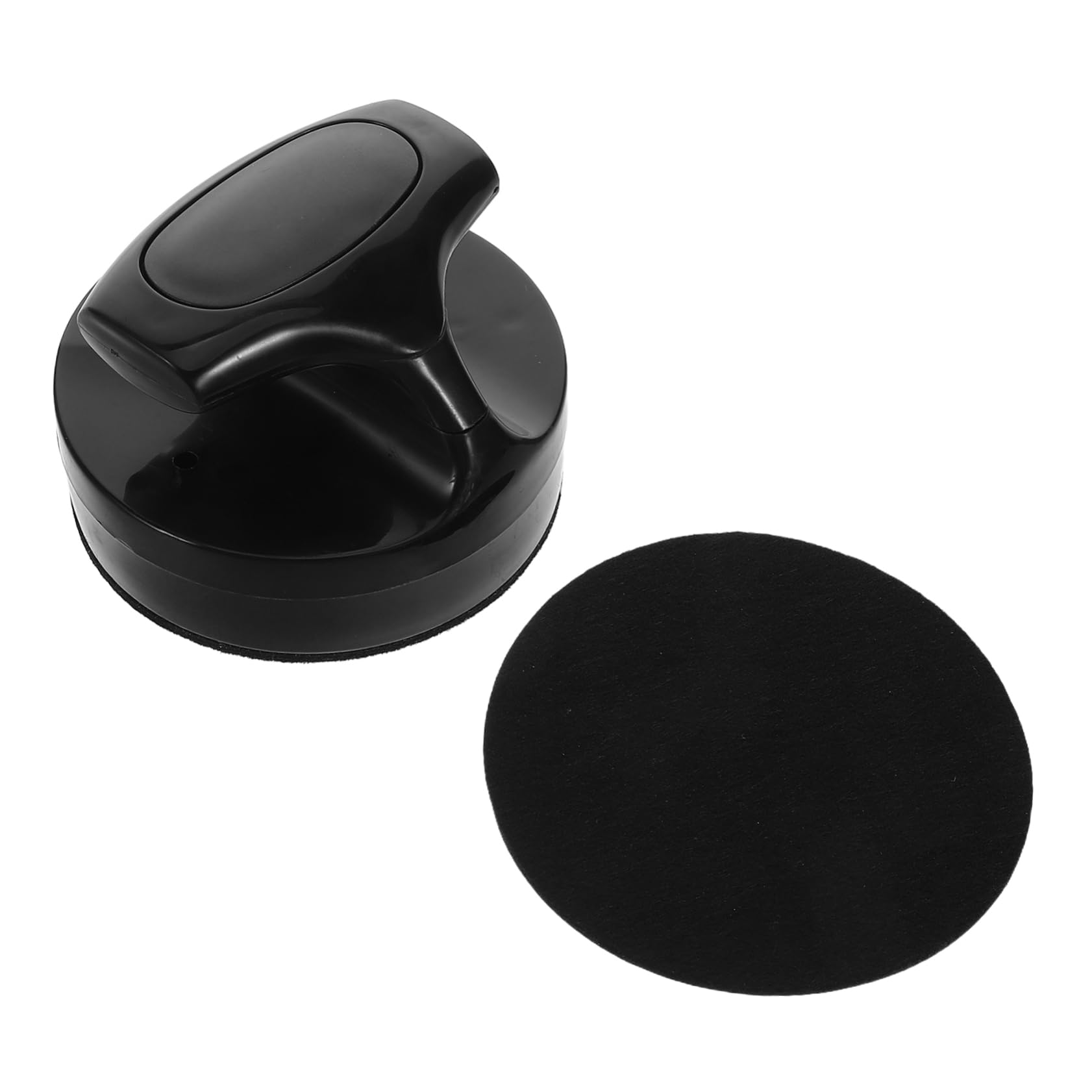 Abaodam 1Set Self Adhesive Air Hockey Pusher Replacement Pads of Lint Patch for and Secure Adhesion Compatible with Air Hockey Tables