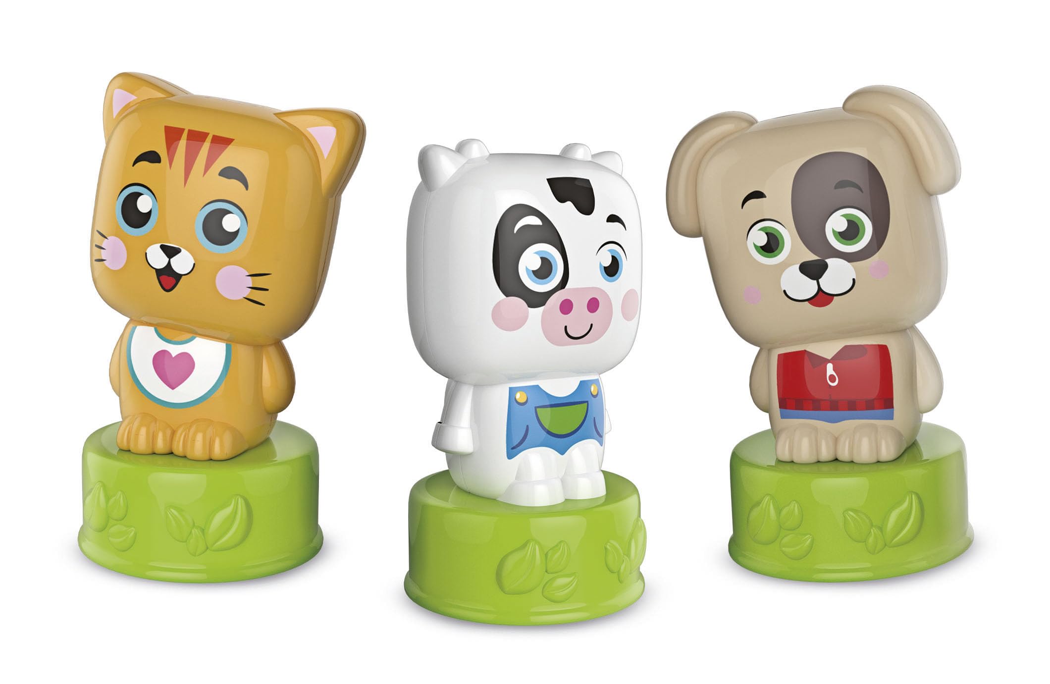 Clementoni - 17849 - Soft Clemmy - Sweet Animals Book Playset - Zabawka Konstrukcyjna Dla Dzieci Od 6 Miesięcy, Miękkie Klocki