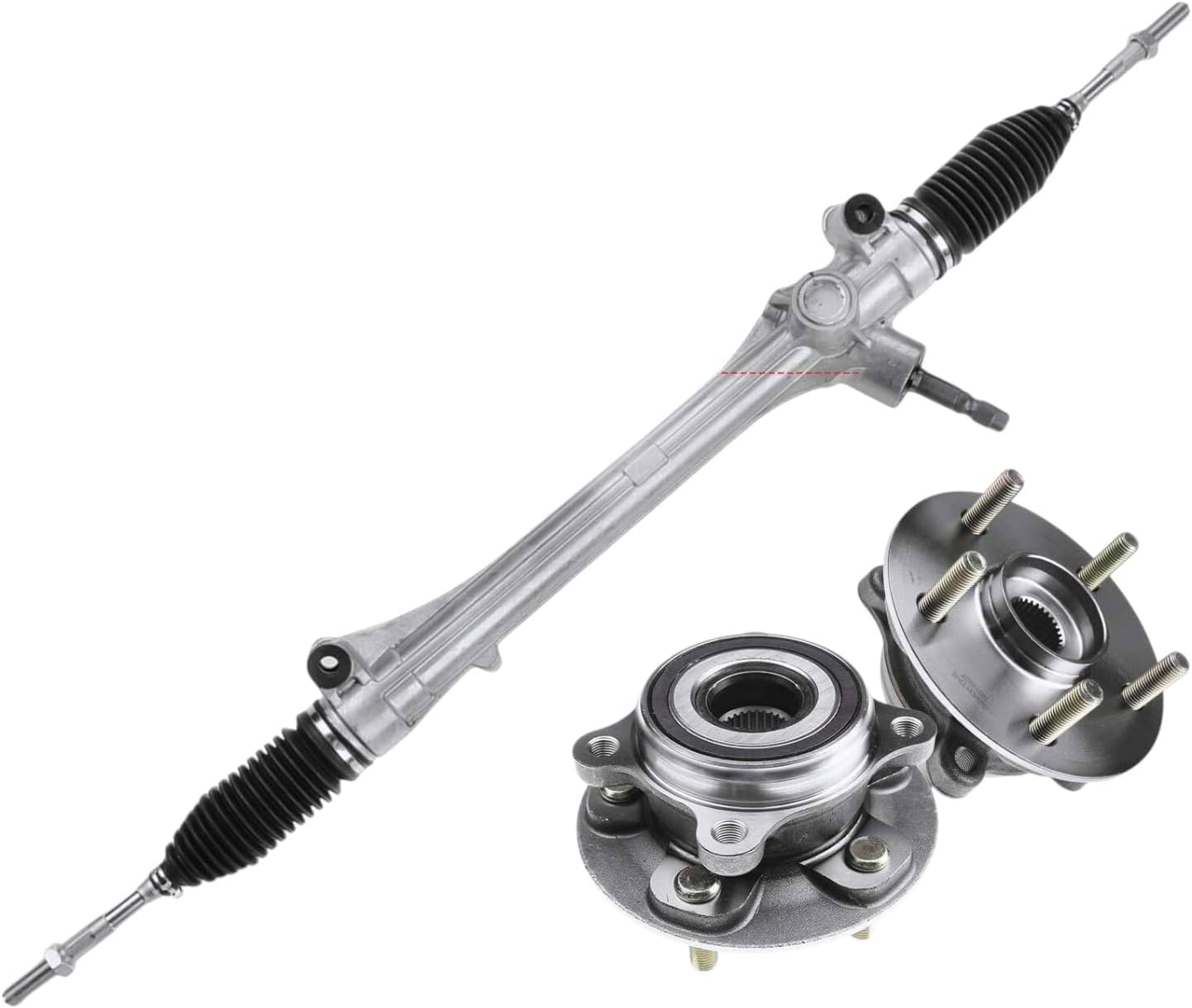 Replacement Parts for 3x Front Rack and Pinion&Hub Bearing Kit for Lexus RX350 RX350L RX450h RX450hL Mod-AP88P-31860