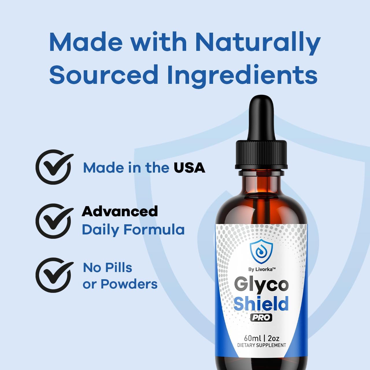 LIVORKA Glyco Shield Drops - Official GlycoShield Pro Blood Formula Support Supplement Drops - Maximum Strength Original Natural to Overall Wellness and Support Health Reviews, 1 Bottle for 1 Month - Image 5