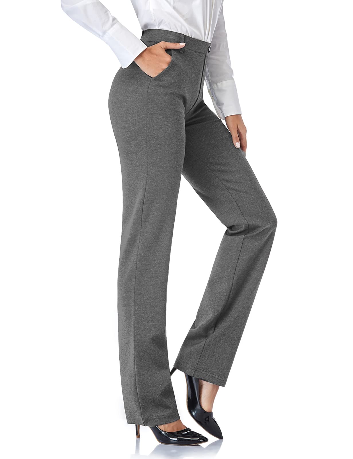 Tapata Stretchy Straight Dress Pants