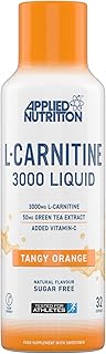 Applied Nutrition Weight Loss Fat Burner L-Carnitine Liquid 3000 (480 Ml, Tangy Orange)