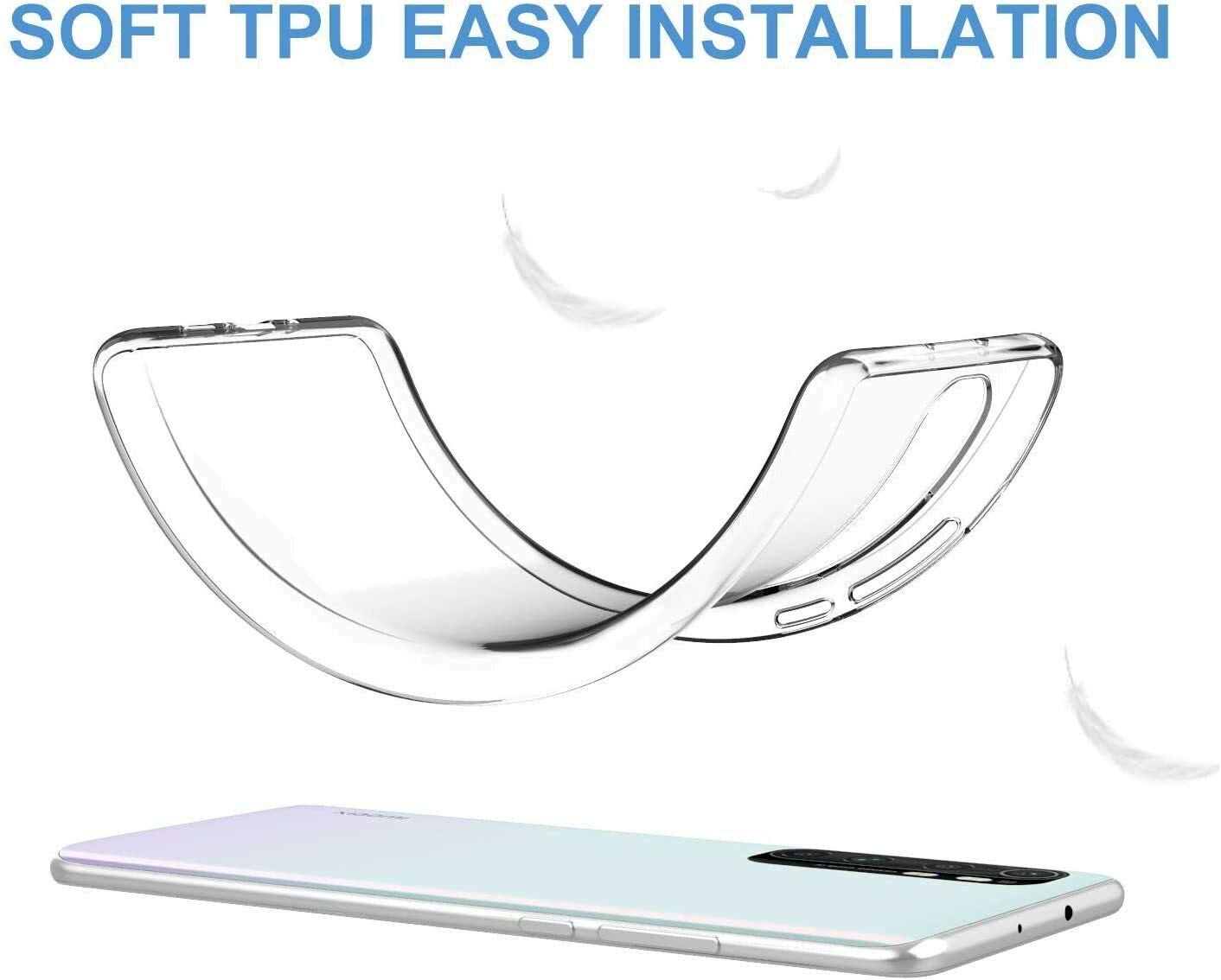 Captor Cover Trasparente per Xiaomi Mi 10T Lite, Custodia TPU in