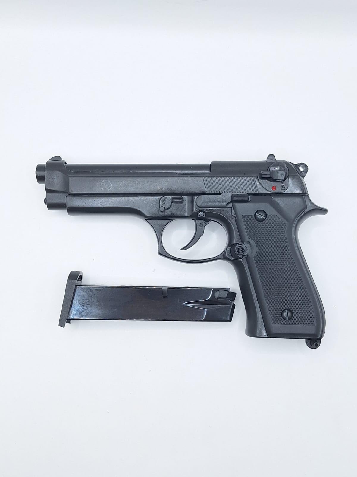 BRUNI pistola a salve BERETTA 92 FULL AUTO cal. 8 scacciacani LIBERA VENDITA