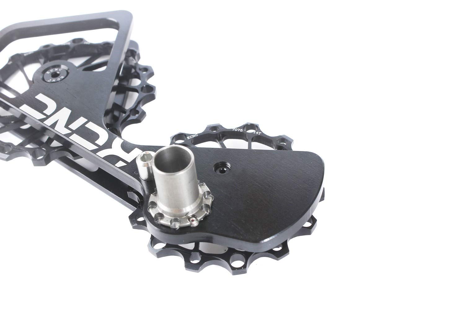 KCNC ディレイラープーリー ホイールシステム ロードサイクロクロス 自転車バイク OSPW オーバーサイズ シマノ デュラエース/ウルテグラ 6700 KCNC ロードサイクロクロス 自転車バイク OSPW オーバーサイズディレイラープーリーホイールシステム シマノ デュラエース⁄ウルテグラ  6700⁄6800⁄7800⁄7900⁄7970⁄9000⁄9070用 (ブラック)