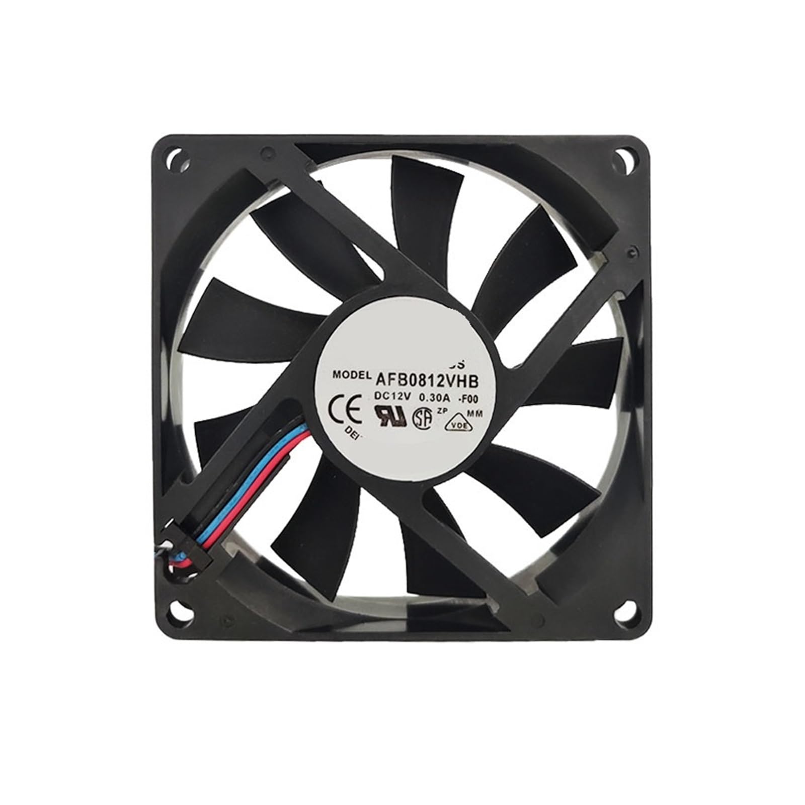 OSHZIKJII AFB0812VHB DC12V 0.30A 8015 8cm 3-Wire Fan Ball Cooling Fan