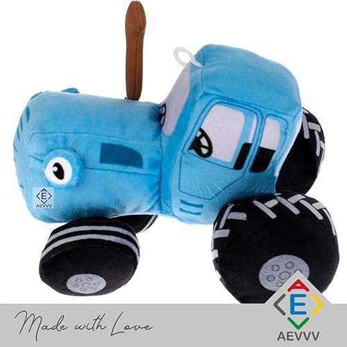Miniatura 2 de AEVVV Tractor azul Dibujos animados ruso Sinij Tractor 7" -     18