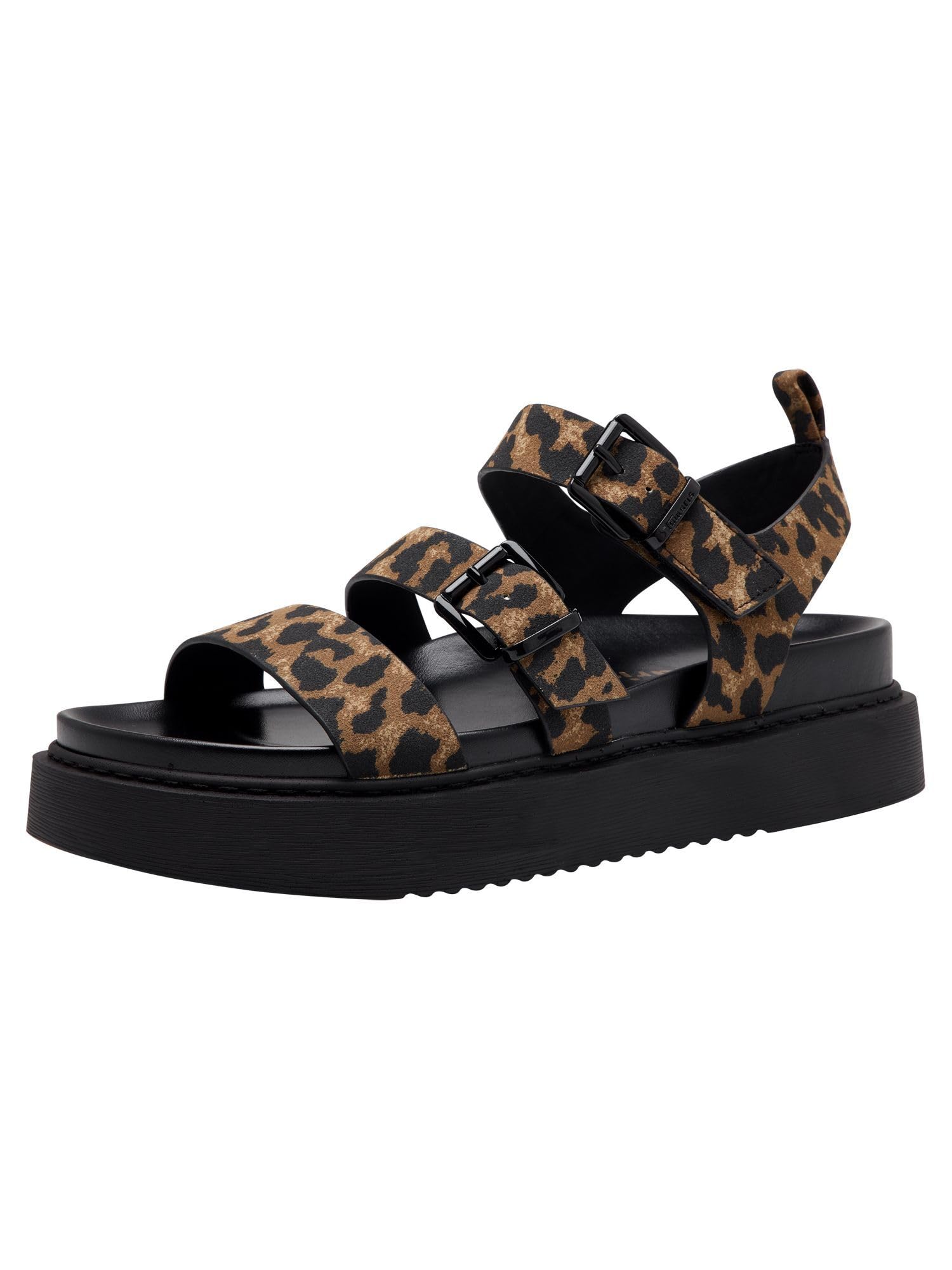 Tamaris Women's Sandals in Black, Leopard, 6.5 UK