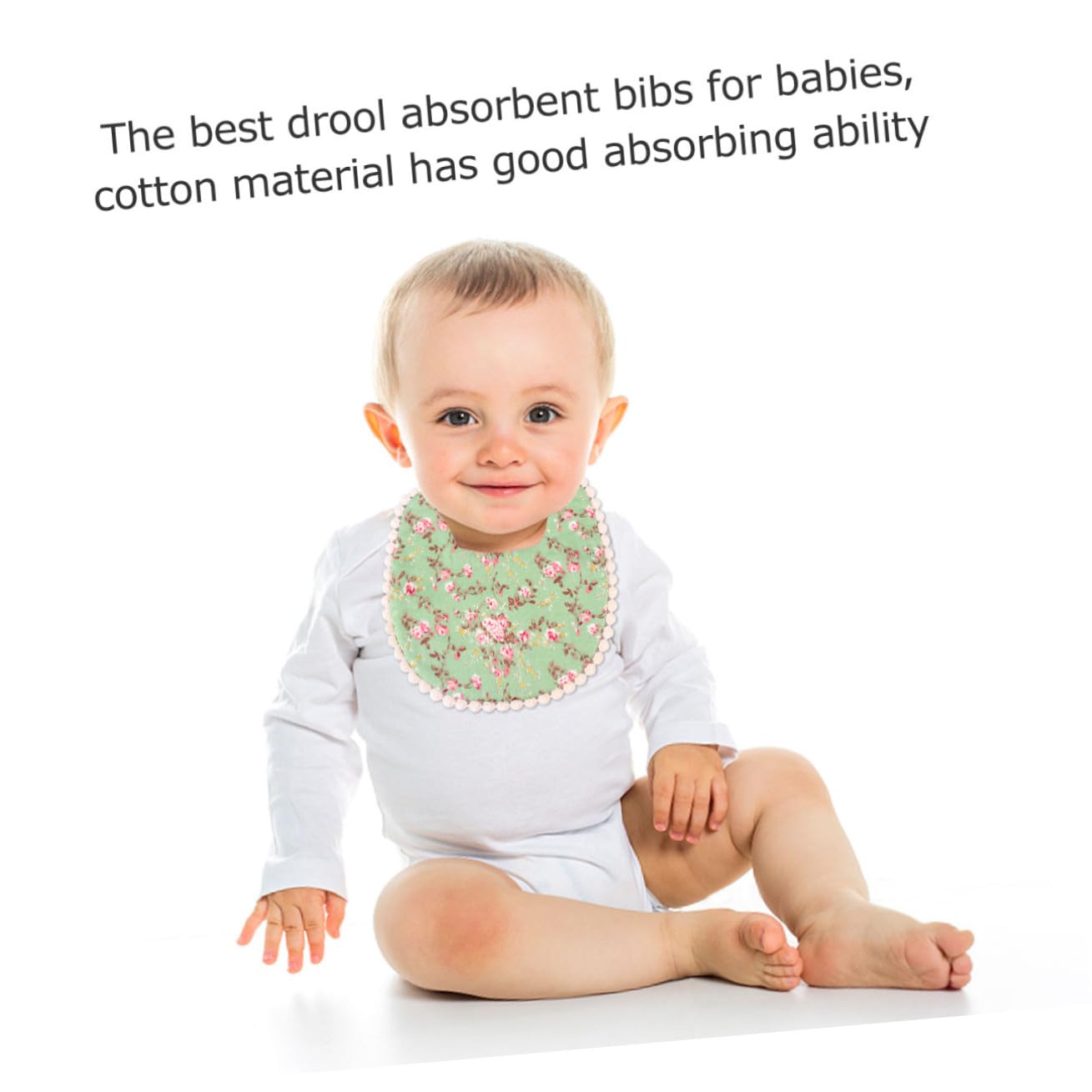 ifundom 6piezas Baberos De Algodón Para Bebés De Doble Capa Lavables y Impermeables Toalla Para Recién Nacidos Protección Contra Saliva y Manchas Unisex