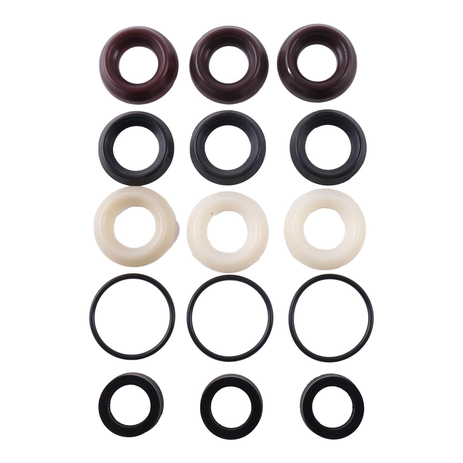 HOLDWELL Kit de sellado para lavadora a presión 5019006400 compatible con bomba Comet de 15 mm ZWD2530G ZWD3030G ZWD4030G ZWD4040G ZWDK3030 ZWDK4036 y ZWDK4040