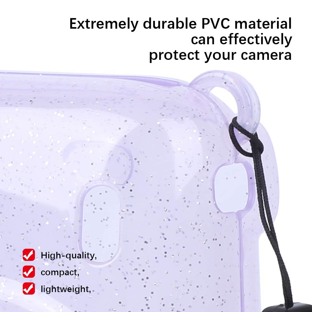 Fintie - Funda Protectora Transparente Para Cámara Fujifilm Instax Mini