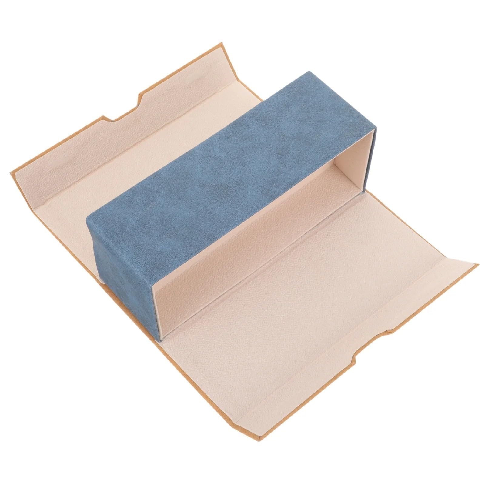 Funda De Gafas Estuche de Gafas de Doble propósito, Gafas de Sol de Viaje, Carcasa Dura, Doble Lente for Hombres y Mujeres(Blue)