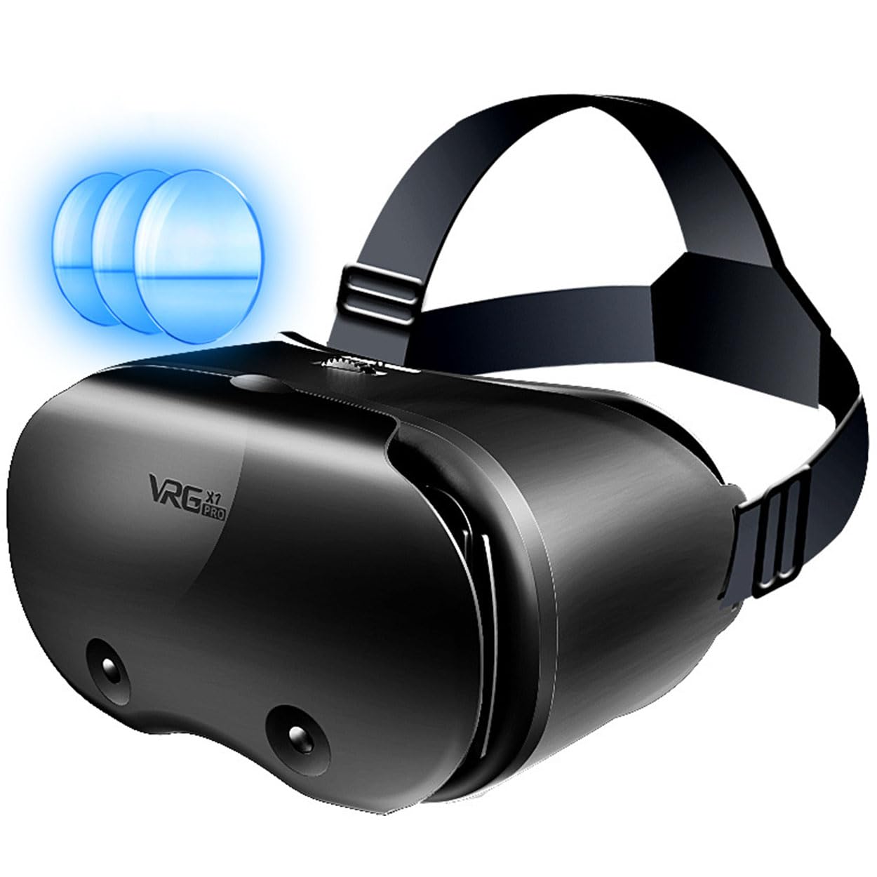 Casque 3D VRG pour smartphone de 5 à 7 pouces, lunettes de réalité virtuelle VR