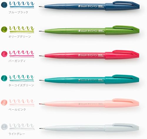Miniatura 7 de Pentel SES15C-6STB - Rotulador táctil (6 colores B)
