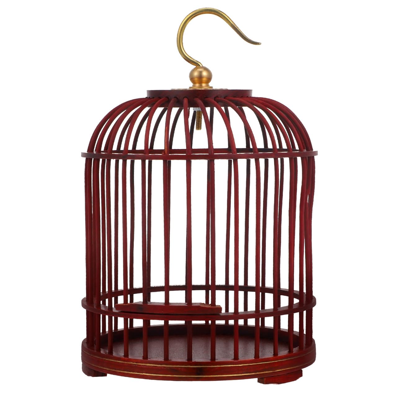 Amazon.com: OFFSCH 木製鳥籠附多功能懸掛鳥籠適用於小型動物木材和