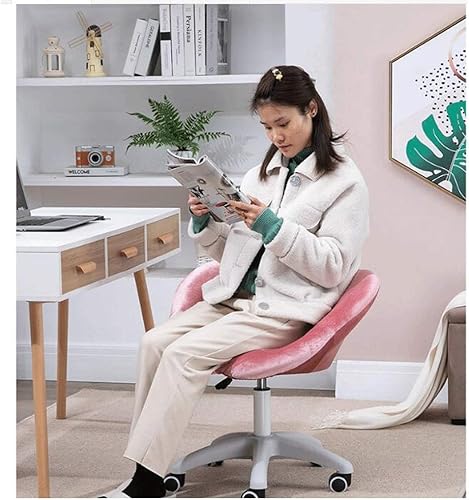 Miniatura 6 de YYDS Silla encantadora para dormitorio, silla de juegos, silla de oficina para computadora con pies de nailon, silla ergonómica de escritorio para