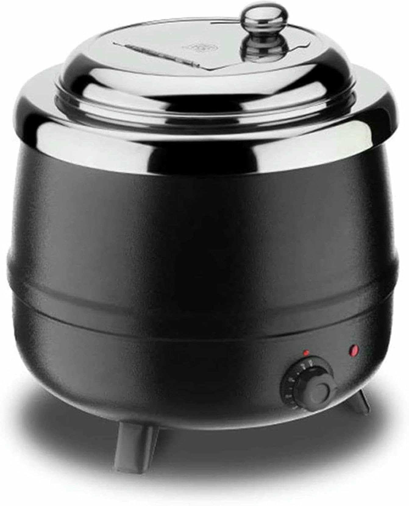 Riscaldatore per pentola per zuppa Commerciale da 13 Litri, 400 W, con Isolamento Elettrico e pentola Interna Rimovibile, per Vino Caldo,