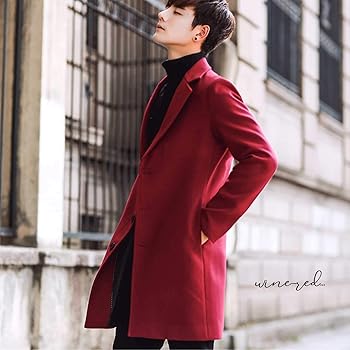 Amazon | [Nyan-Deux] コート メンズ チェスターコート 秋冬 大きい