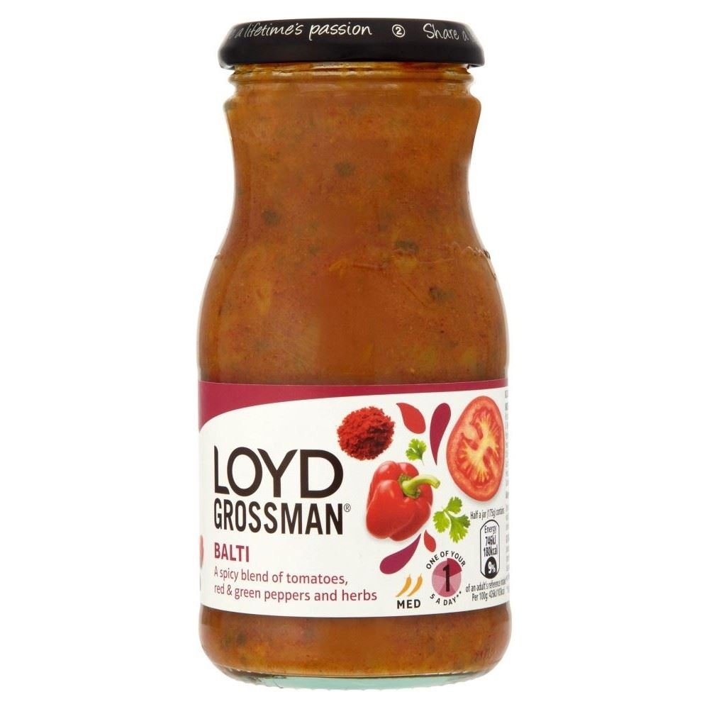 Loyd Grossman Sos Balti Curry (350 g) - opakowanie 6 szt.