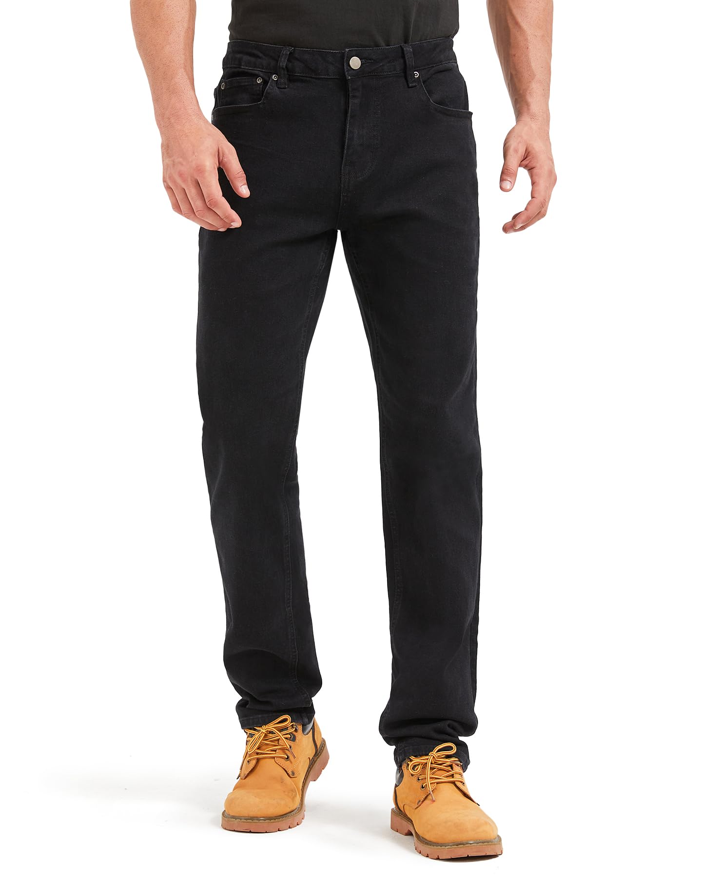 Zylioo Mens Tall Jeans 34 36 Long Inseam Extra Long Slim Fit Stretch Jeans Tall Size Denim with
