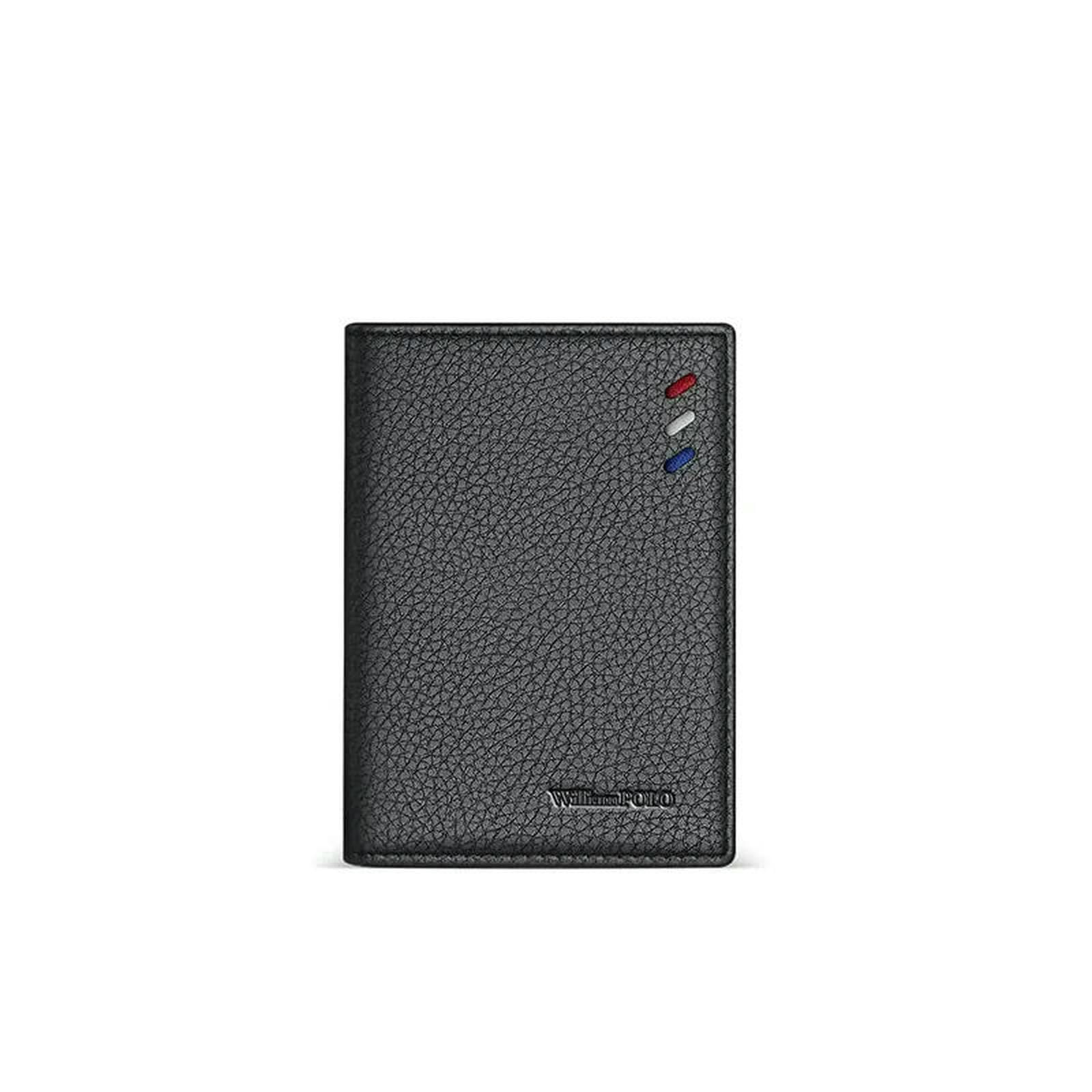 Portfele męskie Portmonetka Id Card Holder Prezent Brązowy-11 x 8 x 1,2 cm