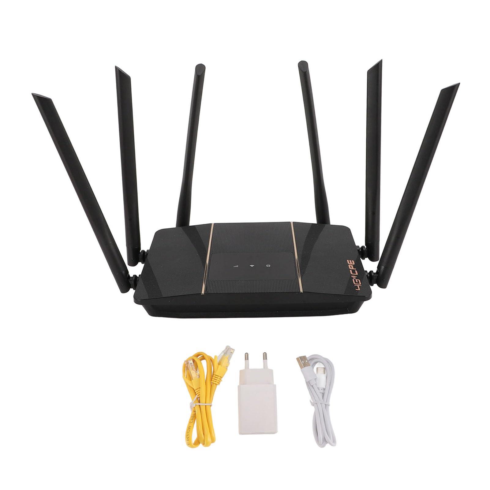 Router Wireless 4G LTE con Antenne Ad Alto Guadagno, Fino a 10-20 Dispositivi, connettività Perfetta, per Europa e Asia, Accesso Alla Rete Veloce (Spina europea)