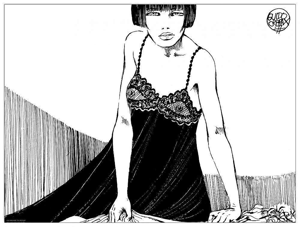 Panneaux décoratifs Crepax Valentina Artopweb TW21522 multicolore 80x60 cm