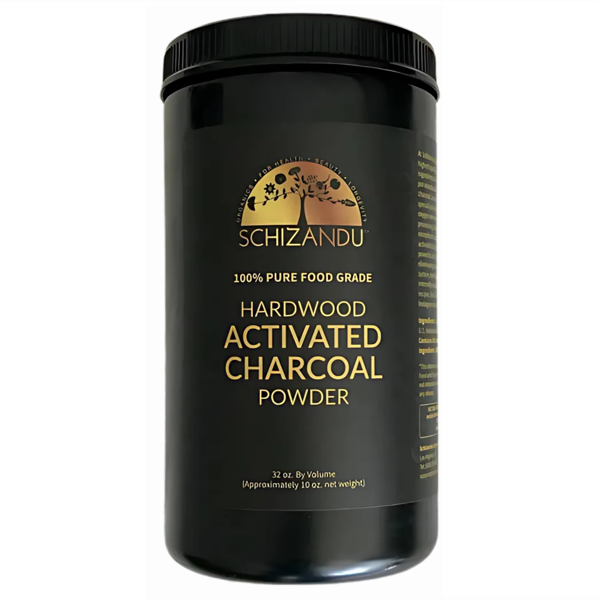 Activated Hardwood Charcoal Powder | Supports Skin, Body, Oral Health, Teeth Whitening | Dietary Supplement
