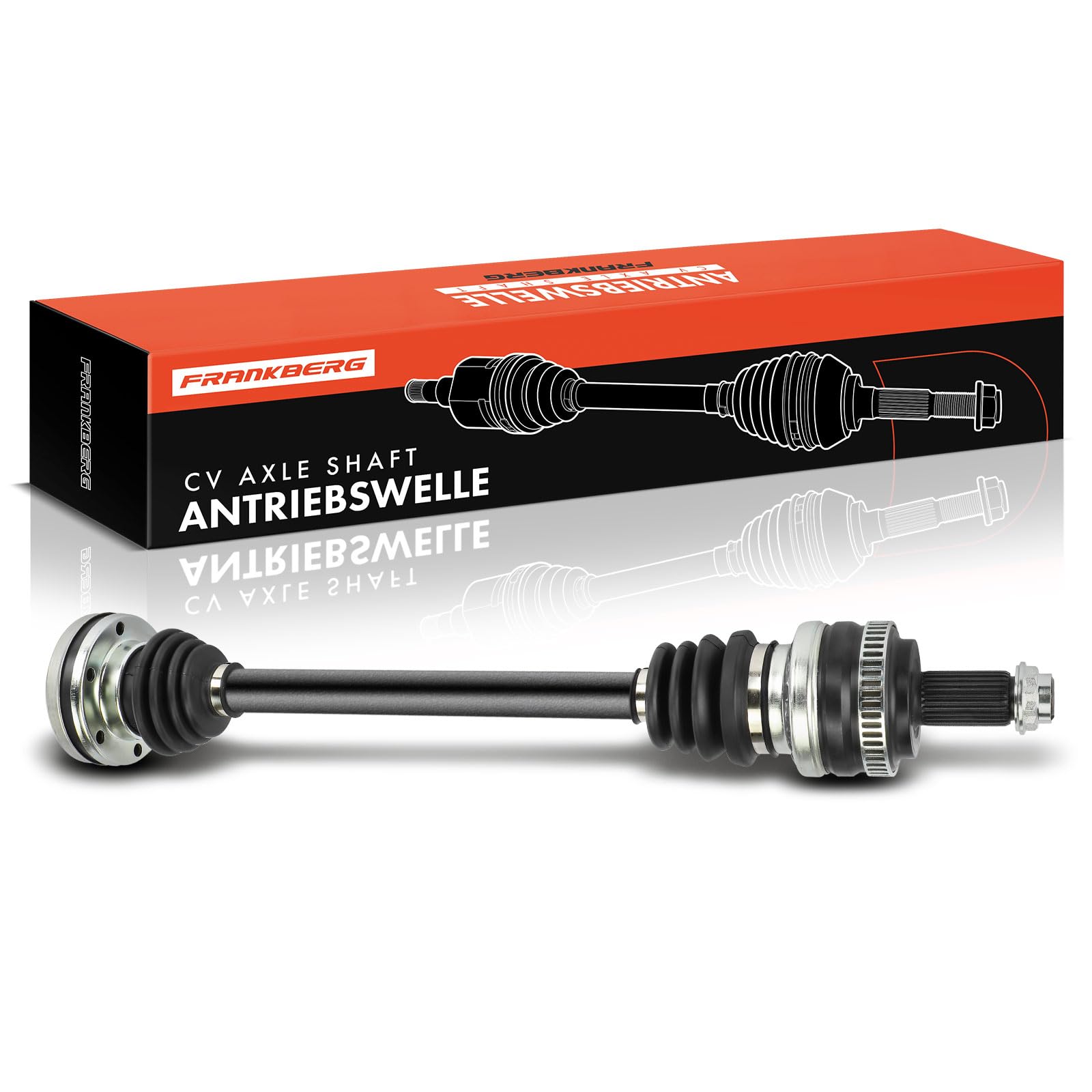 Frankberg Semiasse Albero di trasmissione AT/MT Con ABS Ring Asse Posteriore Destra Compatibile con Serie 3 Compact E36 316 318 1994-2000 Z3 R.o.a.d.s.t.e.r E36 1.8i 1.9i Replace# 33211229645