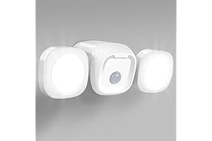 Battery Motion Lights Outdoor Waterproof - 5500K Daylight Flood Light