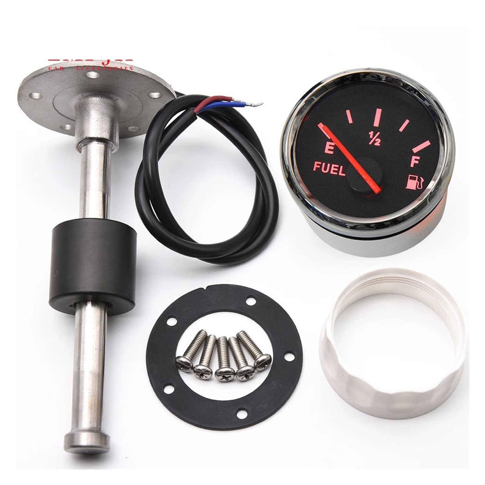 Medidor de nivel de combustible de 100, 200, 250, 300, 350 y 600 mm con indicador de nivel de combustible automático de 0 a 190 ohmios, medidor de nivel de combustible para embarcaciones marinas de