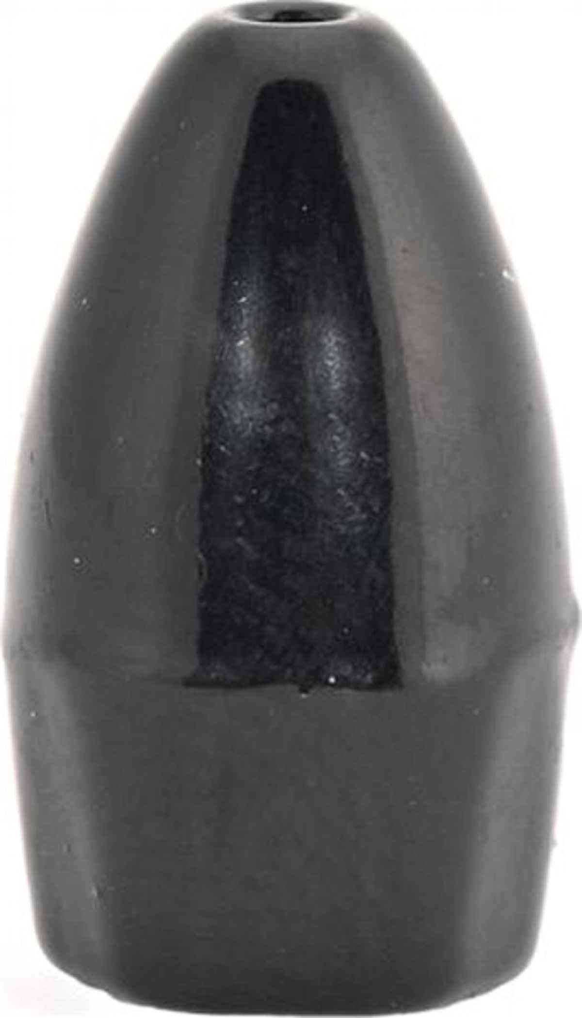 Strike King TGTW14-10 1/4-Ouncfe TungstenWeight, Black Finish, 3-Pack