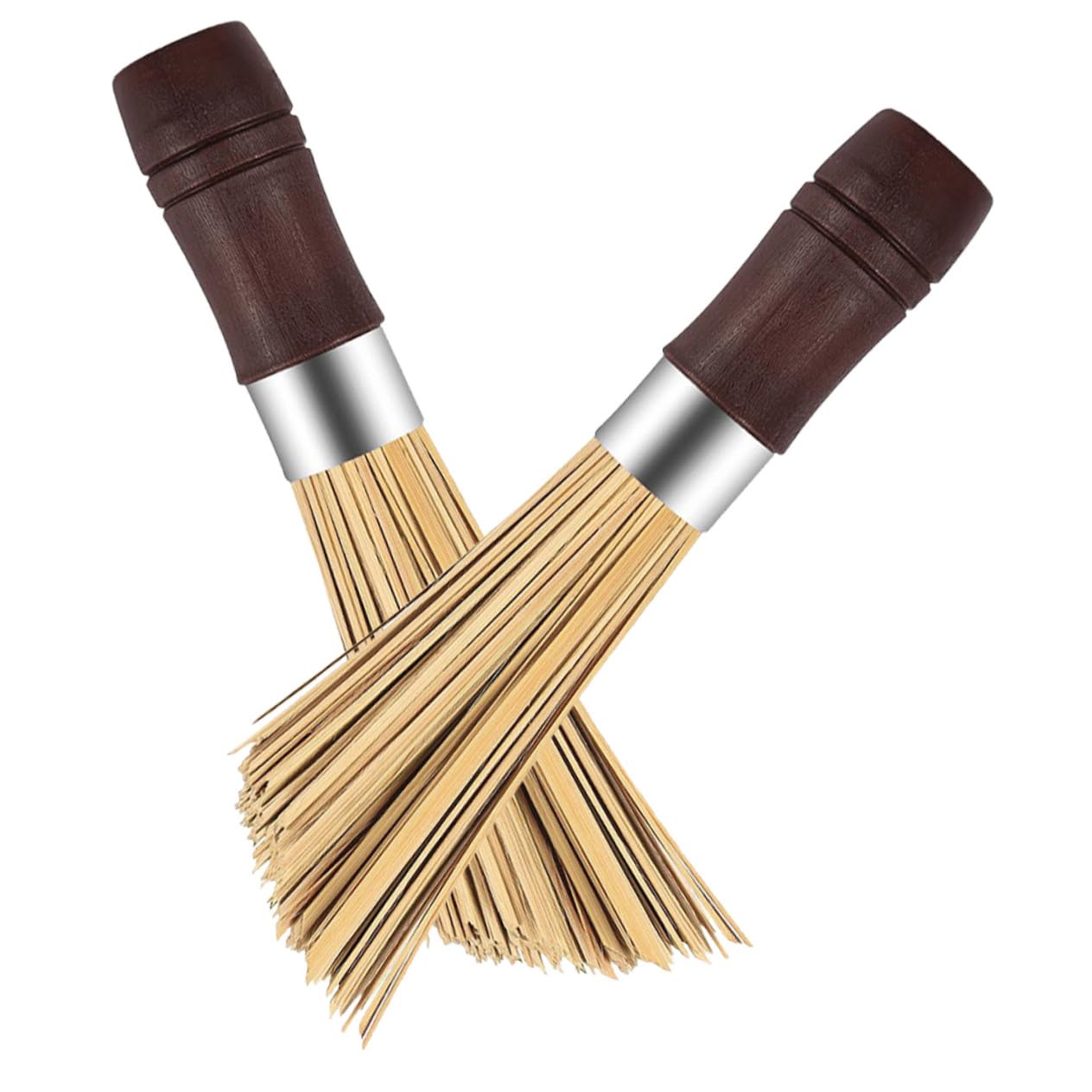 Ciieeo Multi-Purpose Pot Brush Bamboo Dish Cleaning Brush Handles for Kitchen Non-Abrasive for Pots Woks Cookware