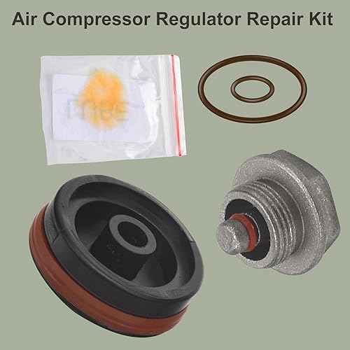 Miniatura 6 de N008792 Kit de reparación del regulador del compresor de aire, compatible con CraftsmanDewaltPorter Cable Regulador de compresor de aire para C002