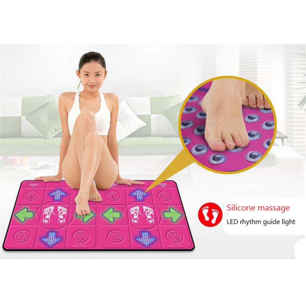 Bezprzewodowy pad do gier, konsola do gier somatosensorycznych 3D Double Yoga, telewizor i komputer Somatosensoryczny pad do tańca podwójnego zastosowania ()