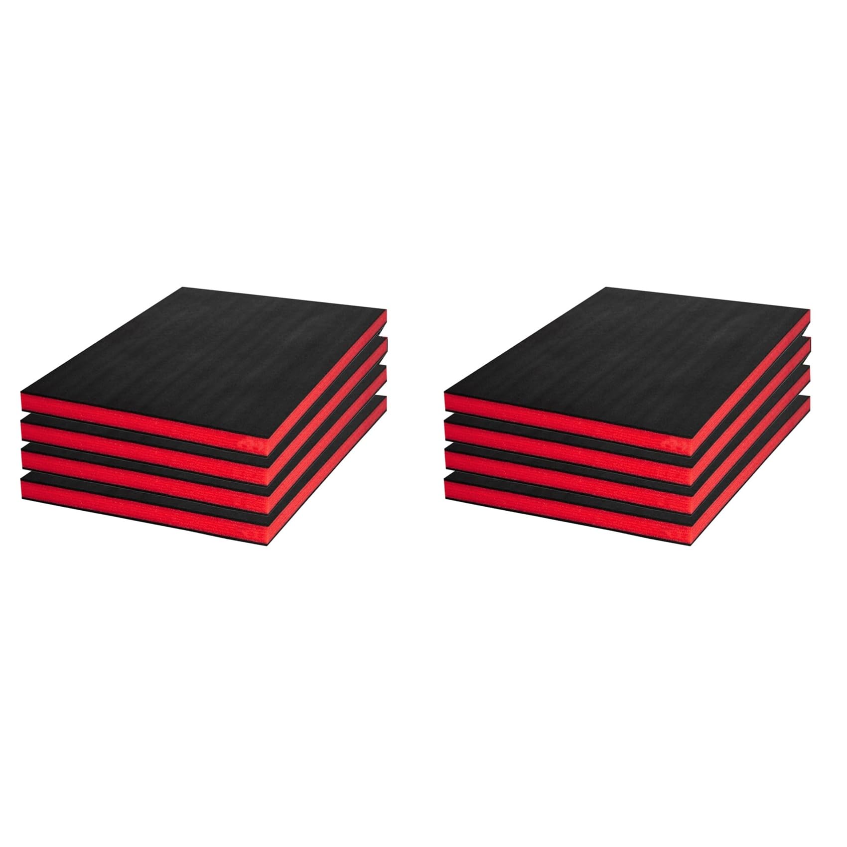 Tool Box Foam, 8Pack 16x12x1 Inch, Foam Inserts for Cases, Polyethylene Storage Sheets for Toolbox Hard Case
