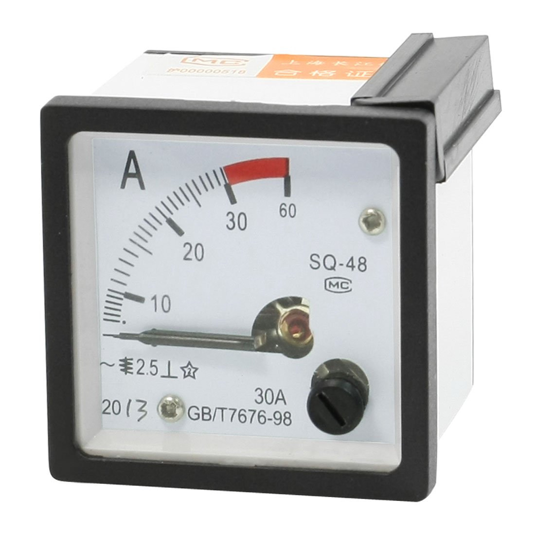 sourcingmap® GB/T767698 Amperemeter Analog Ammeter Panel Meter Range