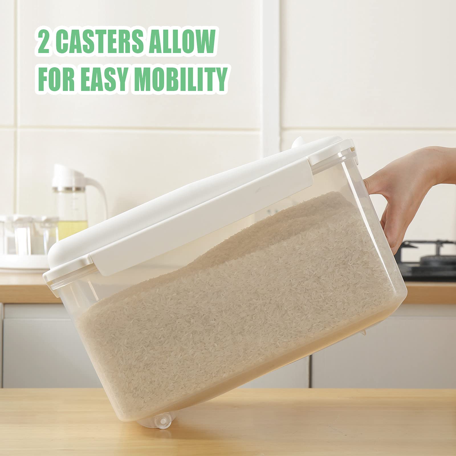 Buy TBMax Large Rice Container, Airtight Bulk Food Storage Bin with