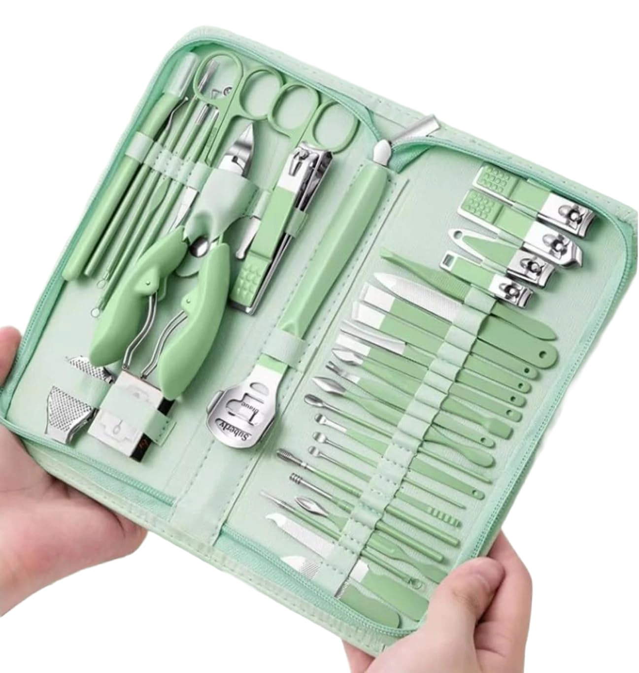 35 Pcs Nail Tools Kit Professional Pedicure Tool Set Women | 35 in 1 grooming tools set including pedicure tools for feet, nail cutter, and ear pick. By RMR Jaihind EP-image-46