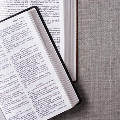 Image of KJV Holy Bible: Giant Print Thinline Bible, Brown Leathersoft, Red Letter, Comfort Print: King James Version