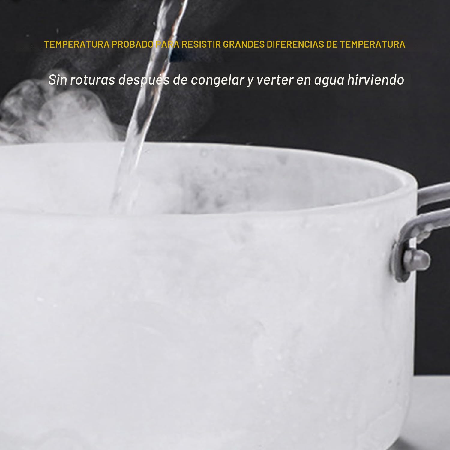 5.5L Olla de Cristal para Cocinar - Ollas de Vidrio Transparente con Tapa Resistente al Calor Utensilios de Cocina para a Fuego Lento con Asas de Acero Inoxidable para Pasta Fideos, Sopa, Leche