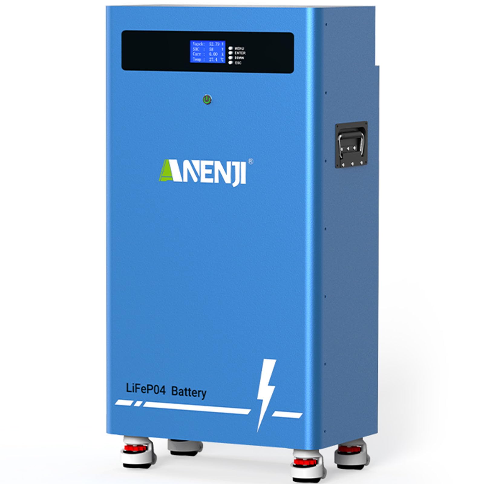 Batteria ricaricabile da 300 Ah, 48 V, LiFePO4, 15 KWh, 51,2 V, 12000 cicli, con BMS, accumulatore di energia da parete per impianto fotovoltaico RV