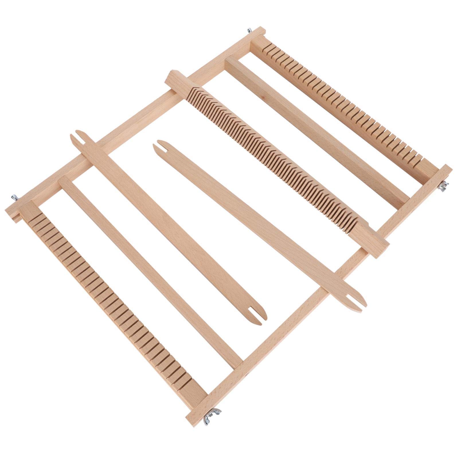 Kit telaio per tessitura Materiale in legno lucido per sciarpe da tessitura
