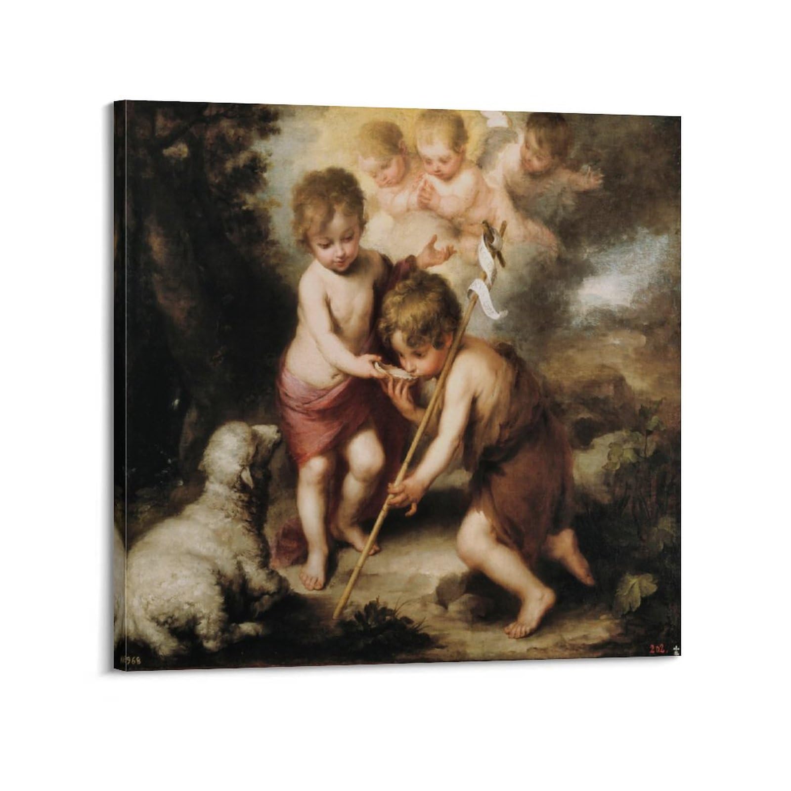Déco murale chambre Children of the Shell Murillo toile 70cm - 6
