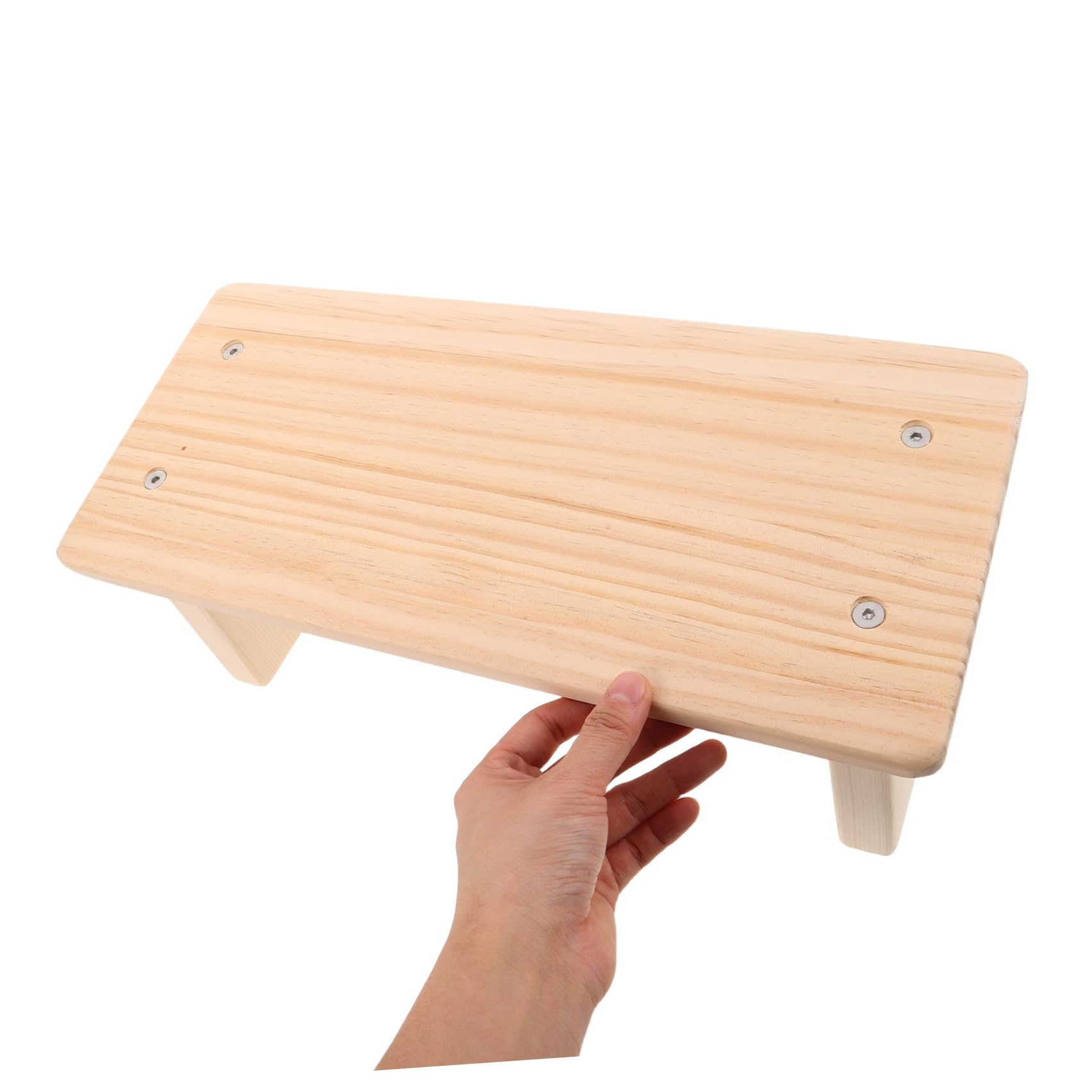Panca da Preghiera in Legno Compatta e Portatile, Design Salvaspazio, per Rituali di Meditazione e Viaggi, Stile Classico da Chiesa Beige