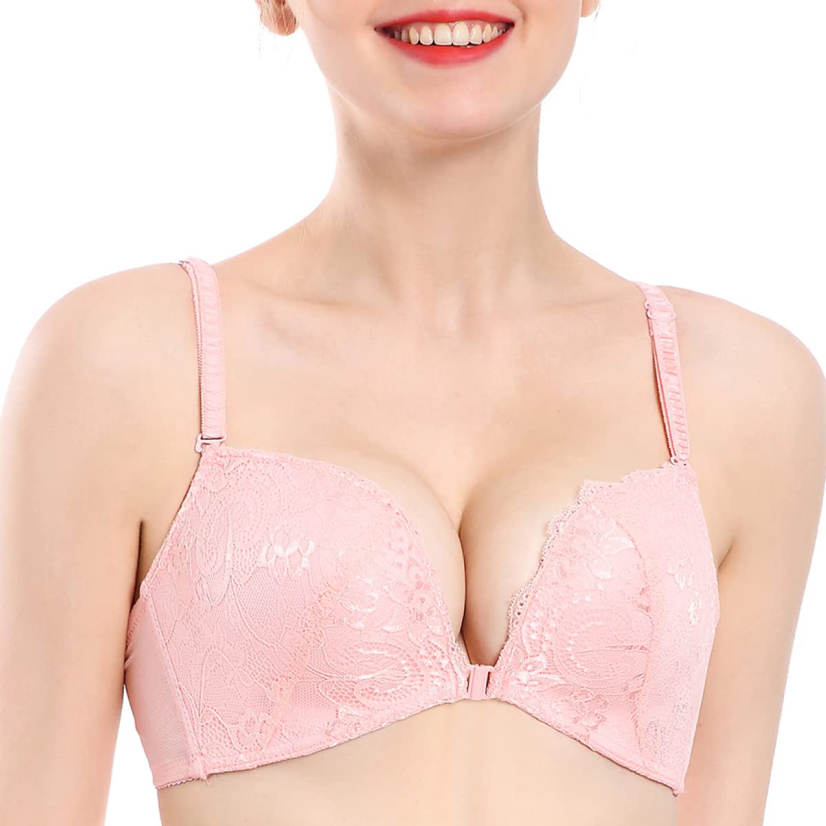 Amazon | [seastyle] ブラジャー フロントホック ノンワイヤー