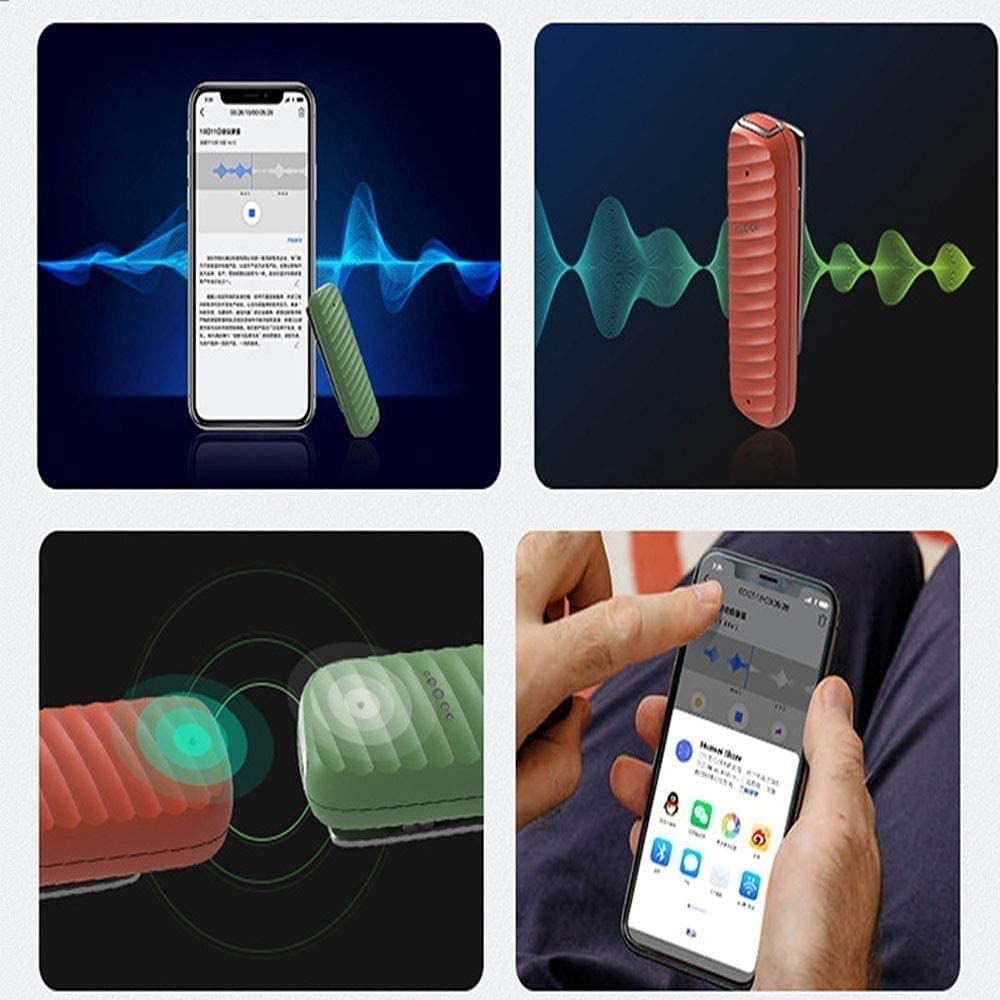 Cyfrowy rejestrator głosu aktywowany głosem na wykłady, spotkania, wywiady 16 GB rejestrator audio mini przenośna taśma dyktafon z odtwarzaniem, aktywacja automatyczna, MP3 (kolor: Czarny)