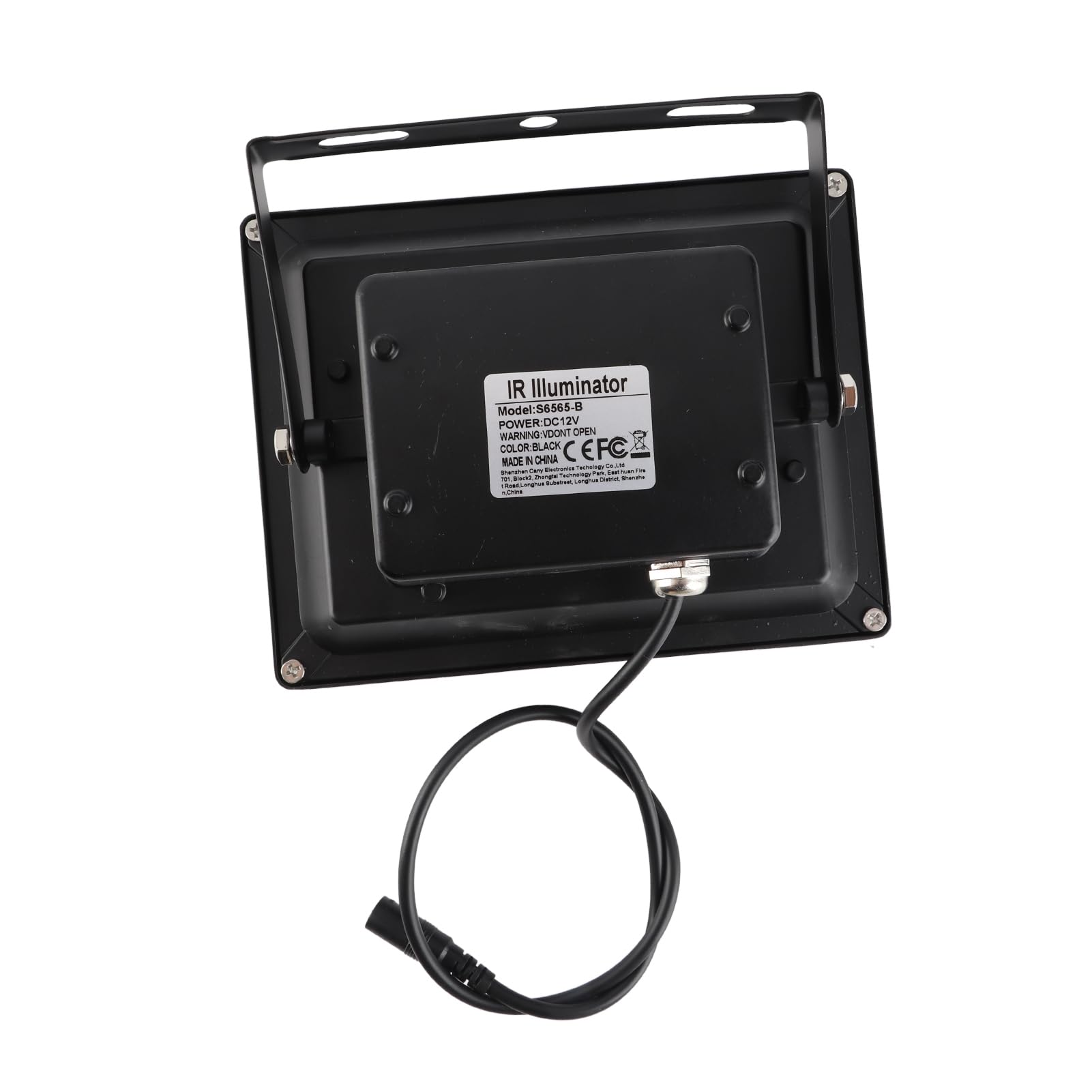 Sicherheitskamera Fülllicht mit 20 LEDs 850 nm Infrarot, IR Outdoor Füllung Licht für CCTV Überwachung, wasserdichtes Aluminiumgehäuse, Automatischer Tagesabendschalter, Langstreckenbele