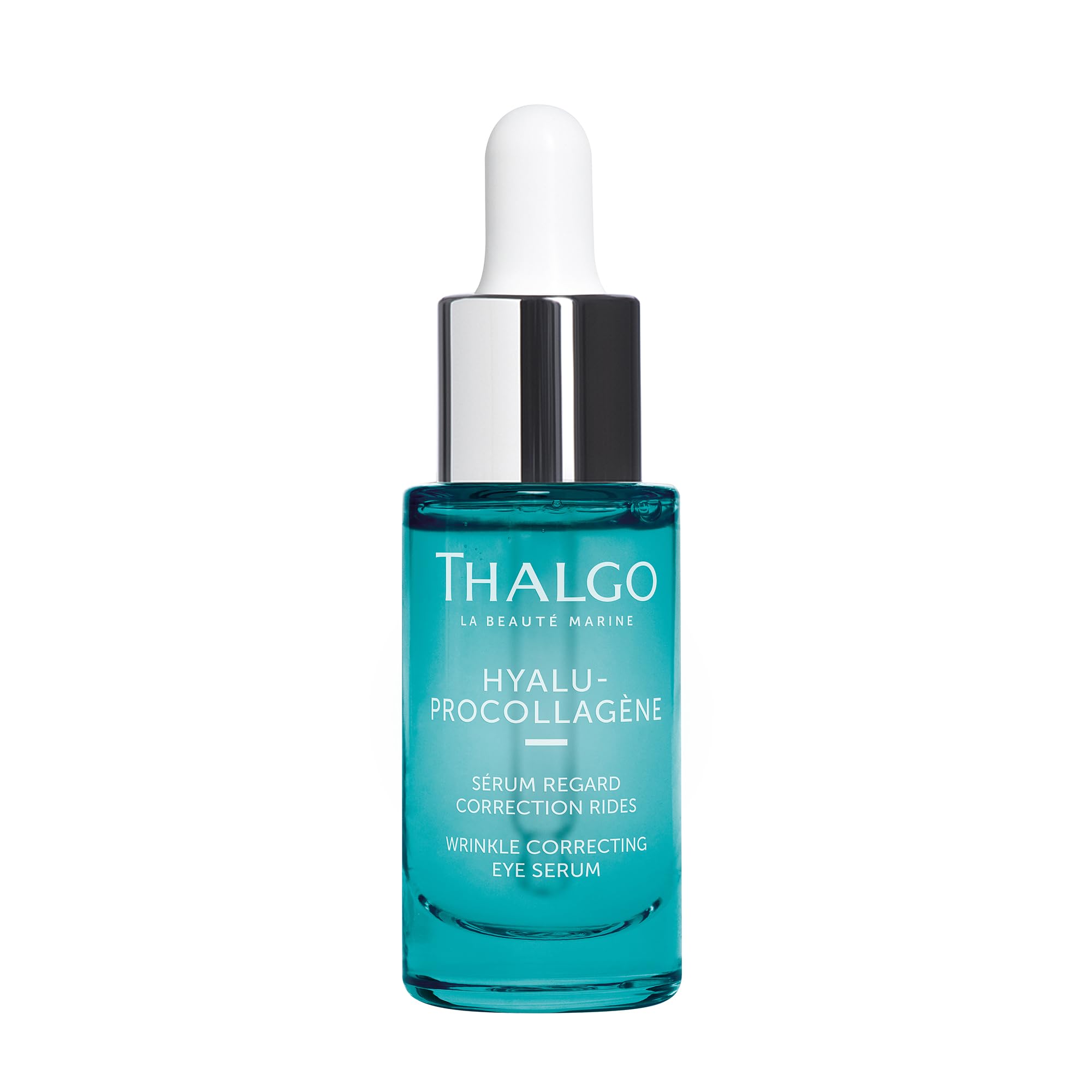 THALGO Faltenkorrigierendes Augenserum – Anti-Falten Augenpflege mit Hyaluron & Marine Pro-Collagène, 15 ml